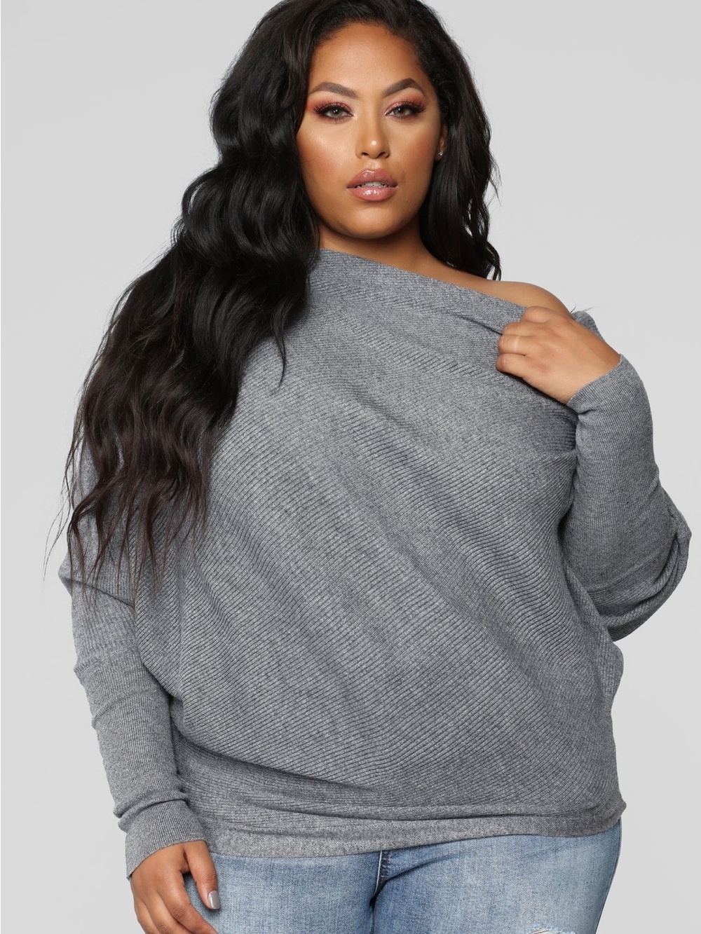 Fashion nova grey sweater